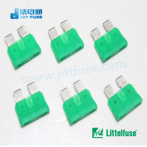力特Littelfuse中号汽车保险丝0287030.PXCN插片30A/32V 2000/盒