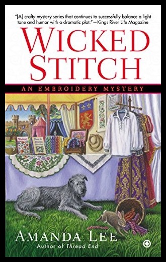 【预售】wicked stitch: an embroidery mystery