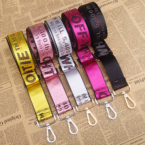 Бретели, аксессуар с буквами, сумка на одно плечо, нейлоновый ремешок для сумки