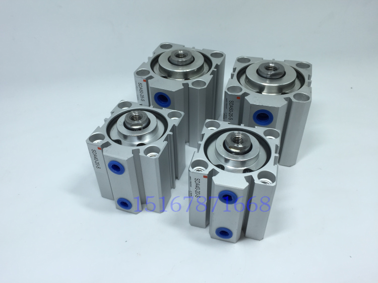 气缸SDA薄型亚德客型SDA32*5X10X15*20*25X30*35X40X50行程