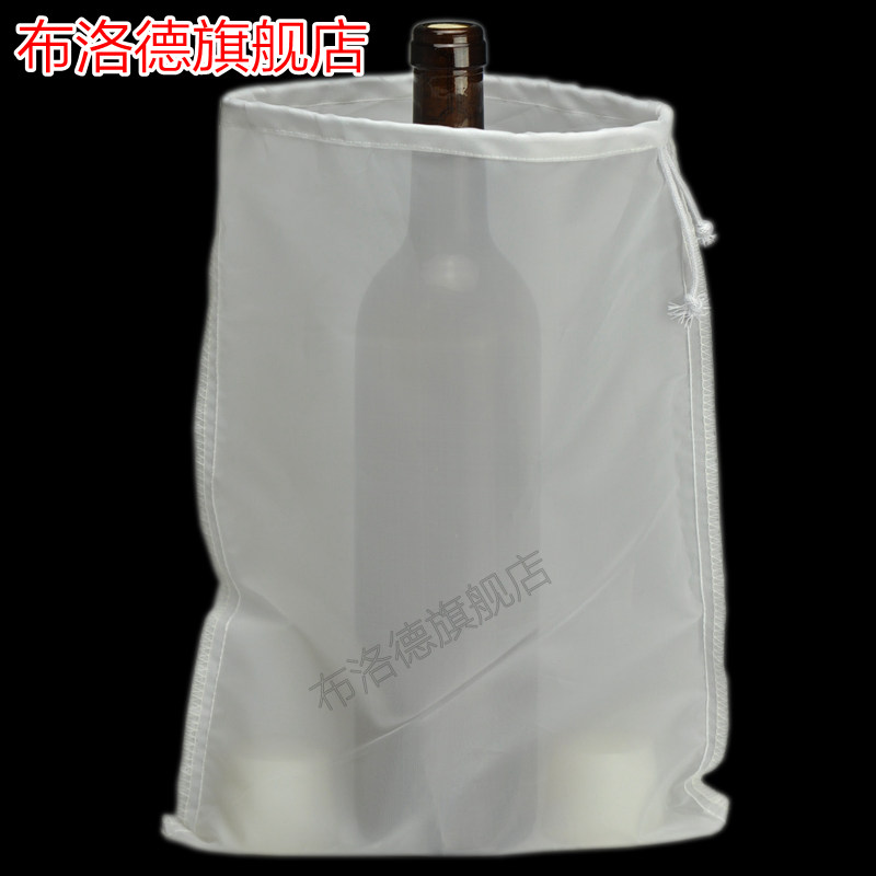 过滤袋滤网酿红葡萄酒皮渣分离茶叶纱布尼龙网白色厨房酿酒除
