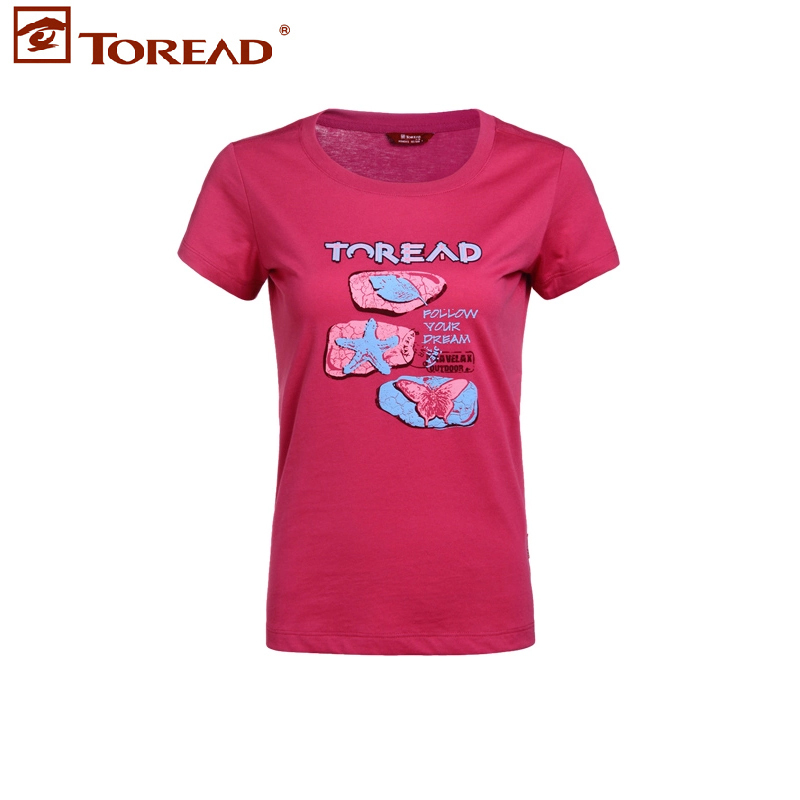 T-shirt sport pour femme TOREAD à manche courte en coton - Ref 2027609 Image 1