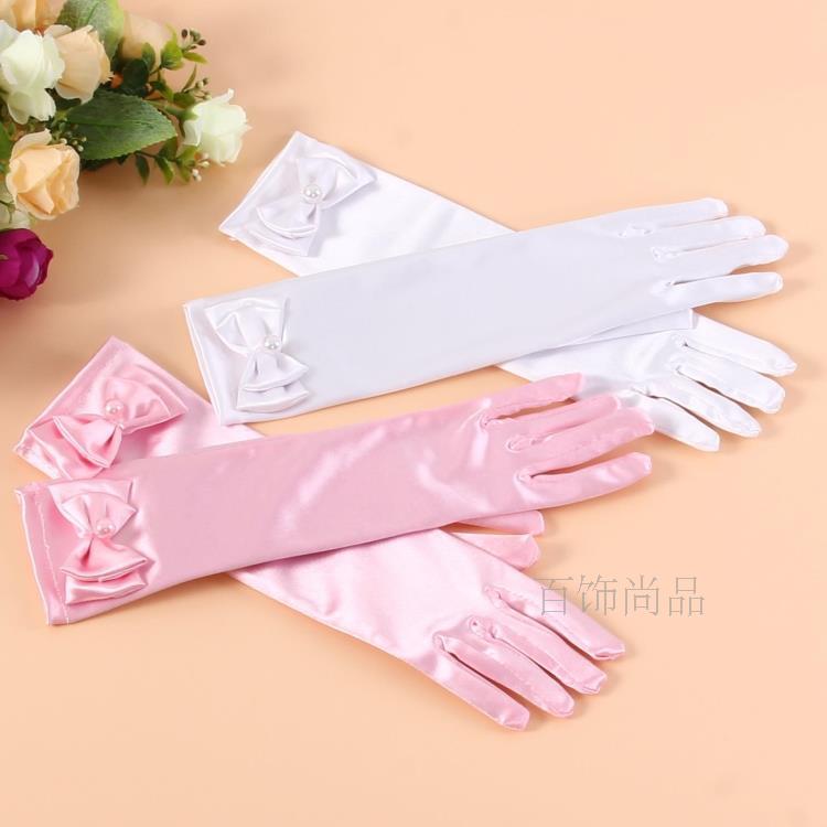 Gants pour fille en satin - Ref 2151334 Image 1