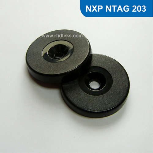 KJS02 30MM RFID 抗金属工业电子标签 抗金属巡更标签 NT 203