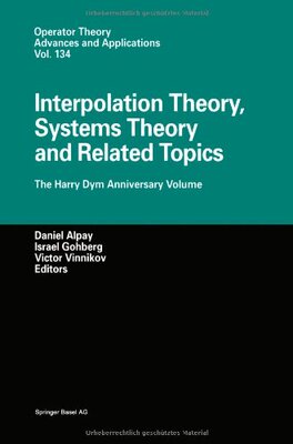 【预售】Interpolation Theory, Systems Theory and Relat...