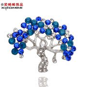 Bags email smiling cash cow brooch women''s upscale Korean jewelry rhinestones brooch shawl chain brooch