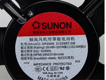原装正品 SUNON 建准 DP200A 2123XBT.GN 12038 220V