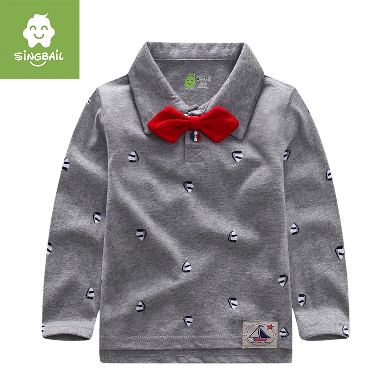 Chemise enfant SINGBAIL à manche longue - Ref 2084315 Image 1