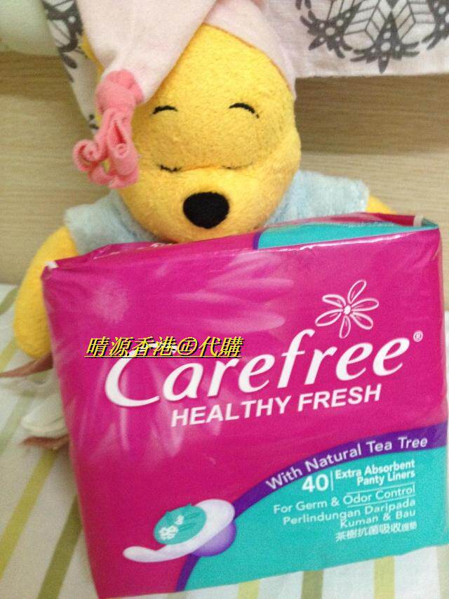 香港代购 娇爽carefree茶树护垫 40片 非大陆装
