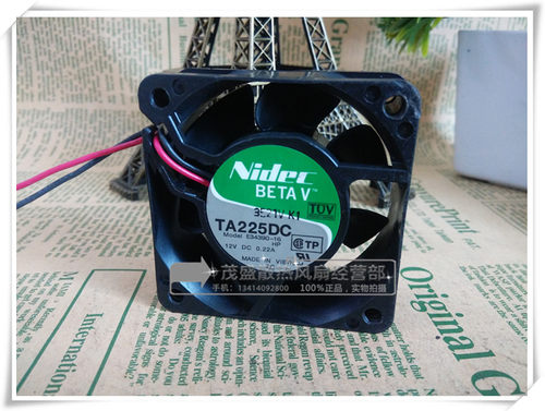 原装正品Nidec TA225DC E34390-16 6025 12V 0.22A 机箱散热风扇