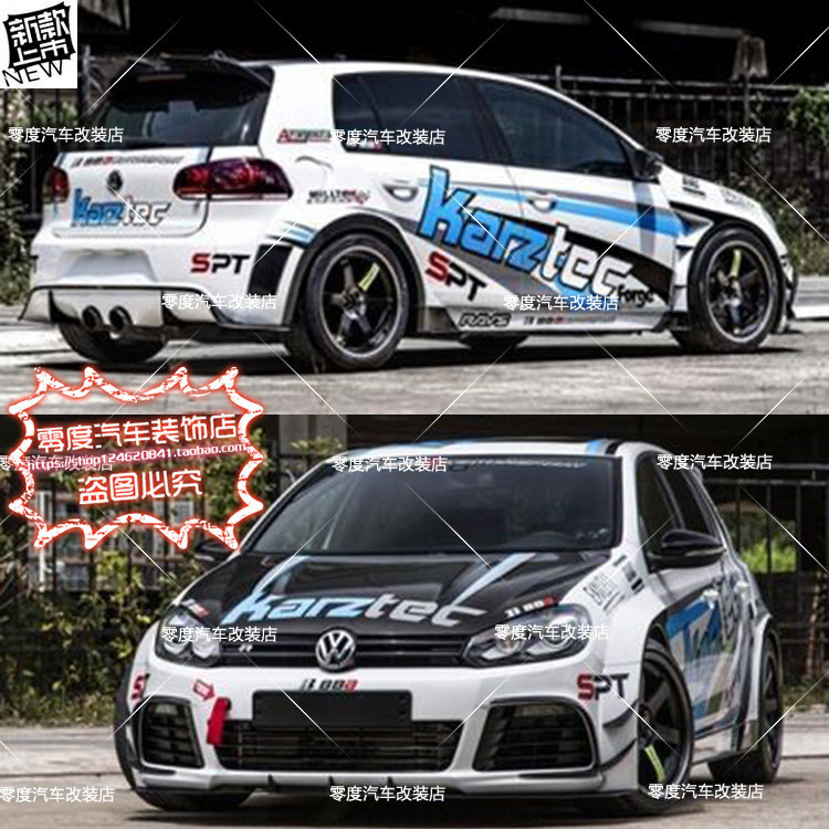 大众GTI尚酷别克英朗XT起亚K3S汽车改装车贴拉花个性整车装饰贴纸