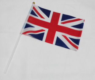 特价 各国小国旗 手摇旗 英国 8号旗帜外国手摇旗八号 21*14cm