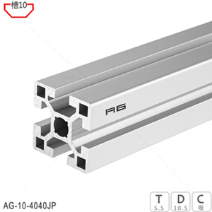促销4040加厚重型铝型材工业铝合金型材4040JP日标铝材 槽宽10mm