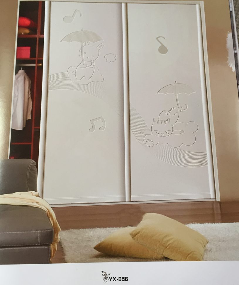 欧式衣柜定做钛镁合金推拉门