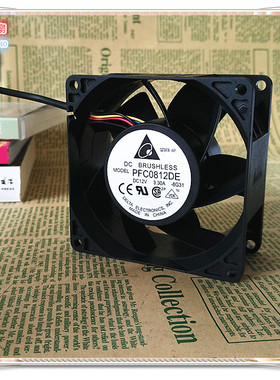 台达 PFC0812DE 8CM 12V 3.30A 8038 4线PWM 大风量暴力 增压风扇