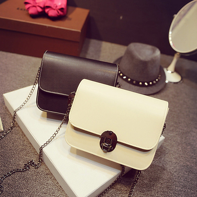 女包2015秋款链条包迷你小方包女士小包包斜挎包韩版潮斜跨单肩包