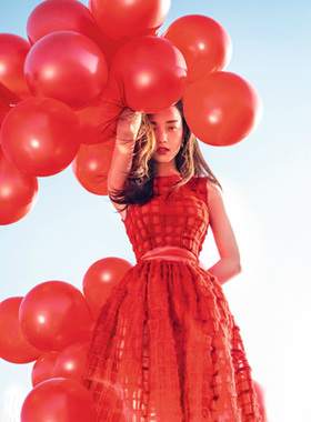 美女明星 倪妮 海报制作高清写真相纸印刷房间装饰挂画V10200B