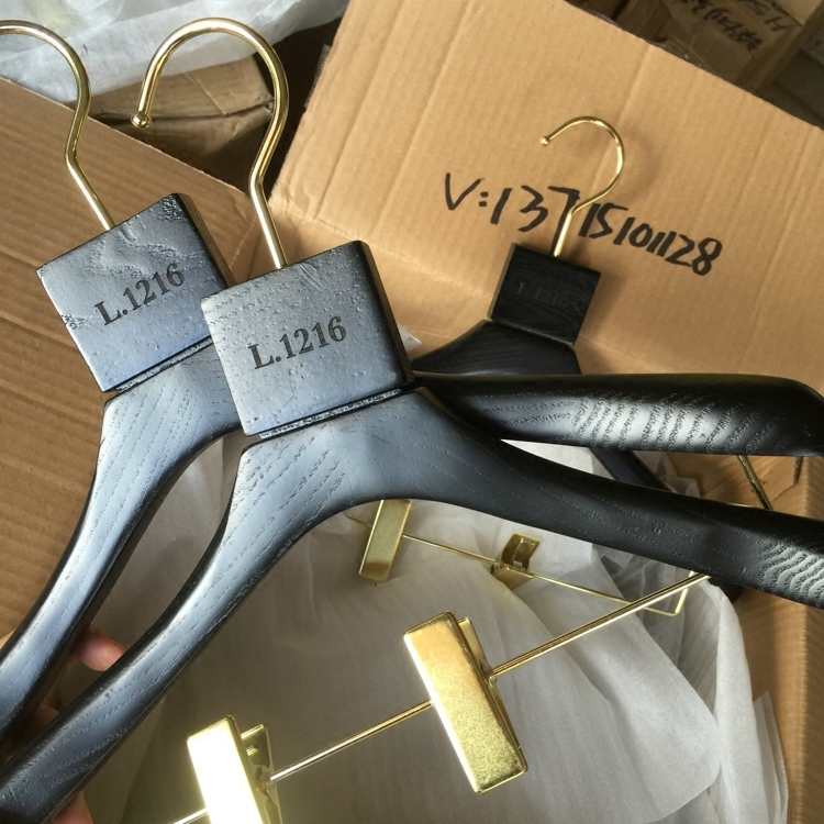 服装店实木衣架裤架定制