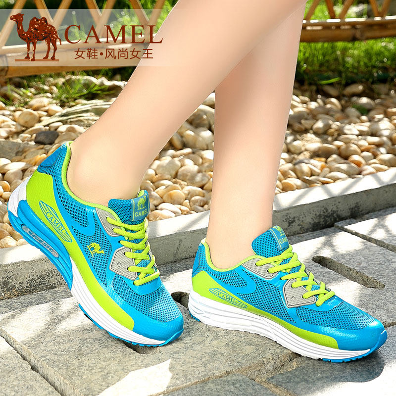 【非卖品】Camel/骆驼女鞋  时尚休闲运动风 圆头网布深口单