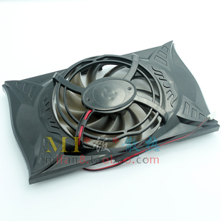 显卡风扇 静音白色镭龙R567HD6750 盖子 全新店铺三包新款 盈通新款