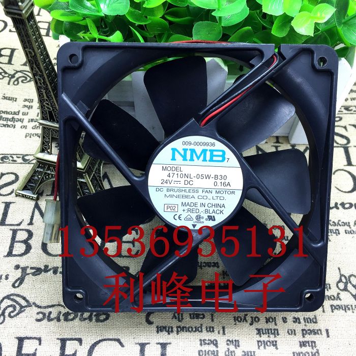 NMB 12CM 12025 24V 0.16A 变频器风扇 直流风机 4710NL-05W-B30