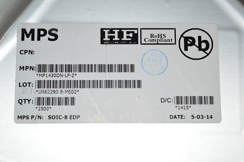 进口MPS MP1430DN MP1430DN-LF-Z 14年大量现货
