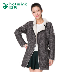 Hot ladies wool coat women's coat thick Korean wool winter coat women long wave 11H5905