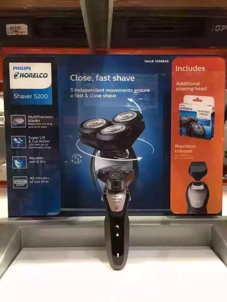 美国飞利浦philips shaver 5200三刀头电动剃须刀4600升级版|msdalam kategori keluarga/Alat Pembersihan peribadi, Peralatan pembersihan penjagaan diri, pisau cukur - dari Buy2taobao.com untuk memberikan perkhidmatan ejen Taobao profesional membeli