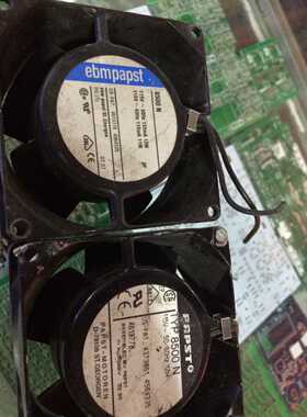 220V德国ebmpapst TYP 8500N/8506N AC115V 8038全金属风机