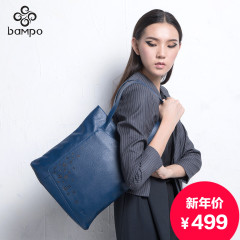 Banpo fall/winter leather women bag 2015 new wind hollowing out the trend, China first layer leather tote bag shoulder bag