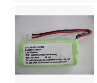 700mAh NIMH AAA55H 无绳电话电池适用于2SN 2.4V