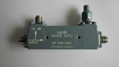 24712 narda 2-18.6GHz 16dB SMA射频微波同轴宽带定向耦合器