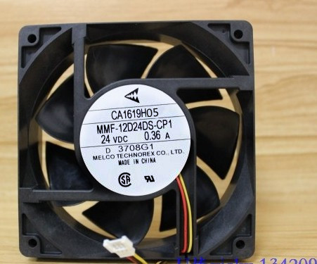 原装三菱风扇CA1619H05 MMF-12D24DS-CP1三线带检测功能24V 0.36A