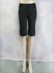 中裤 假袋绣花亚克力微弹女春修身 8010669 DOW蕾D专柜正品