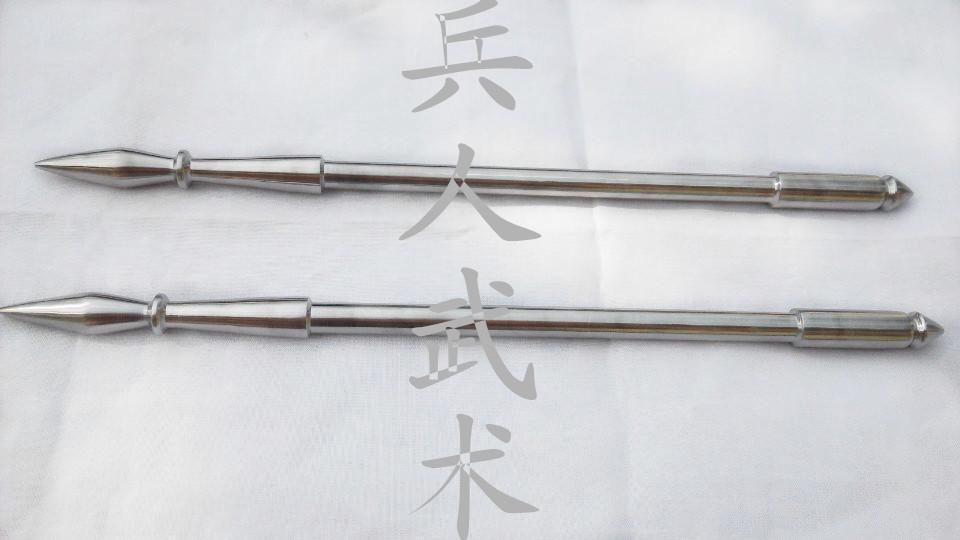 精致不锈钢判官笔 防身点穴笔 双表演笔 武术表演器械 未开刃