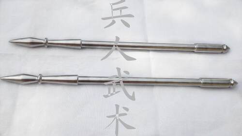 精致不锈钢判官笔 防身点穴笔 双表演笔 武术表演器械 未开刃