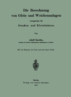 【预订】Die Berechnung Von Gleis- Und Weiche...
