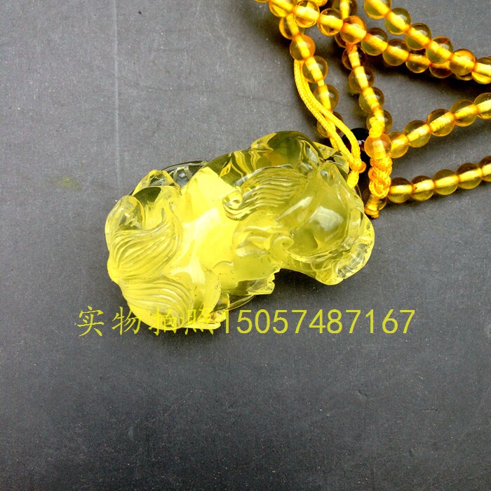 古玩古董玉器 琥珀蜜蜡金珀 天然正品波兰琥珀貔貅挂件 招财进宝