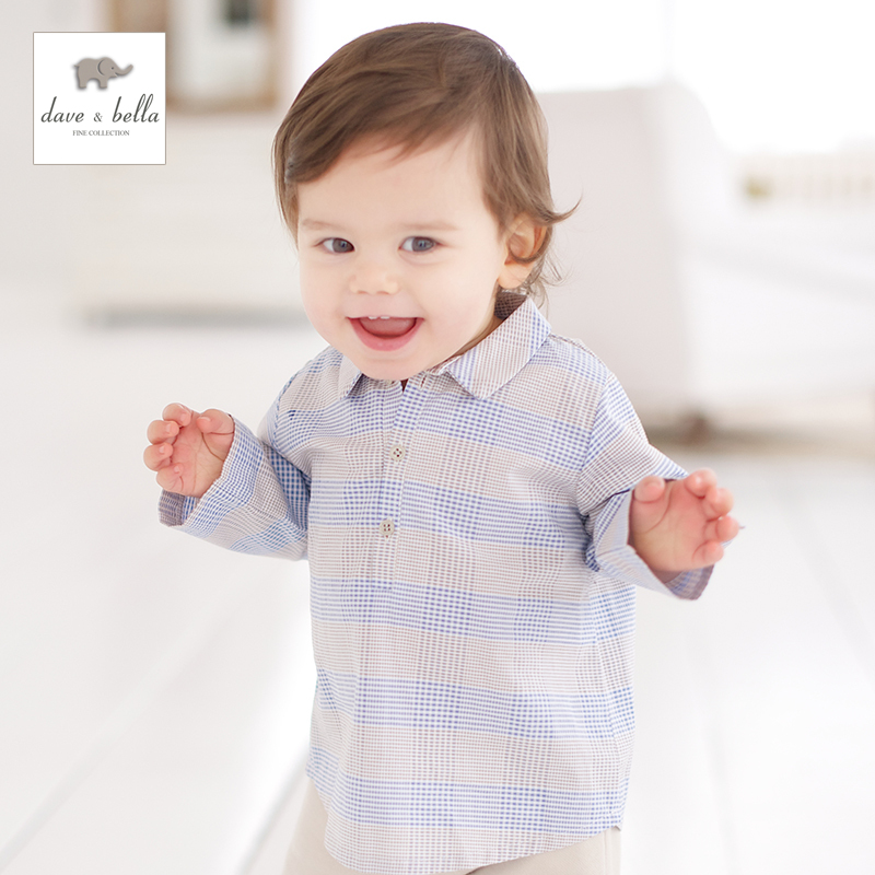 Chemise garcon DAVEBELLA à manche longue - Ref 2082231 Image 1