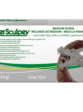 Super Sculpey Firm美国土混合泥 Super Sculpey Medium Blend