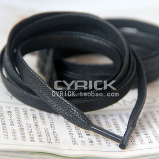 145CM 125CM AJ漆皮AF绝配高品质黑白上腊扁带 165CM防水防污 包邮