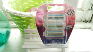 KAI贝印 3刀片刀头除腋毛刮毛剃毛Kitty可替换用3枚 日本原装正品