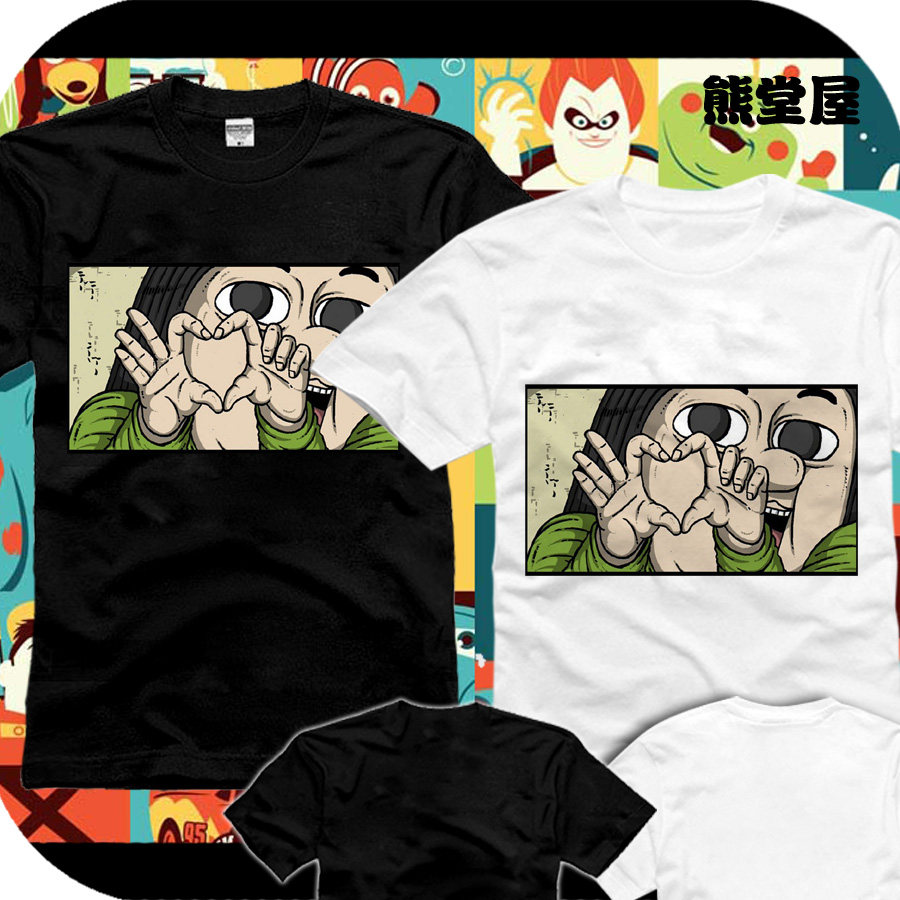 衣服纯棉t恤短袖漫画家日记赵石的故事心里的声音爱凤情侣爱心