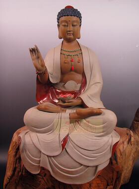 陶瓷石湾公仔风水招财佛像工艺品