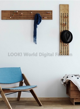 丹麦原装进口 Scoreboard系列客厅门厅壁挂式挂衣钩创意衣帽挂钩