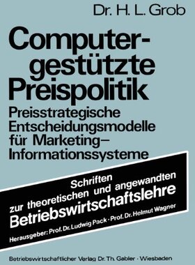 【预售】Computergestutzte Preispolitik: Preisstrategis...