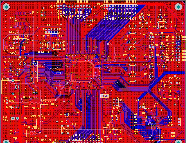 EP3C25Q240C8开发板原理图pcb EPCS16 CY7C68013A 24LC64 AD9238