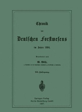 【预订】Chronik Des Deutschen Forstwesens Im...