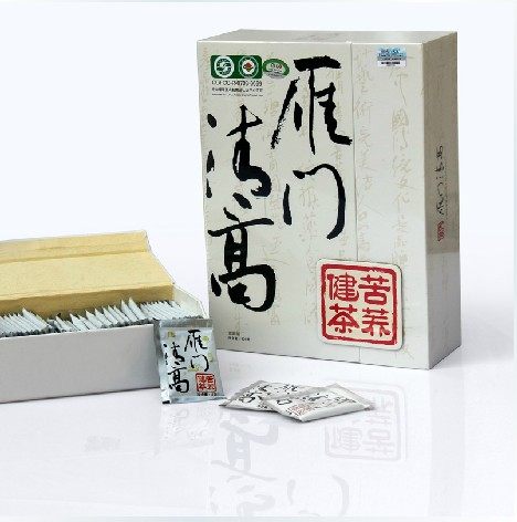 雁门清高黑苦荞茶礼盒320g淡雅装全胚芽大麦茶荞麦茶送礼高档年货