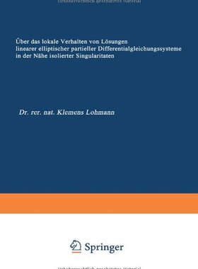 【预售】Uber Das Lokale Verhalten Von Losungen Lineare...